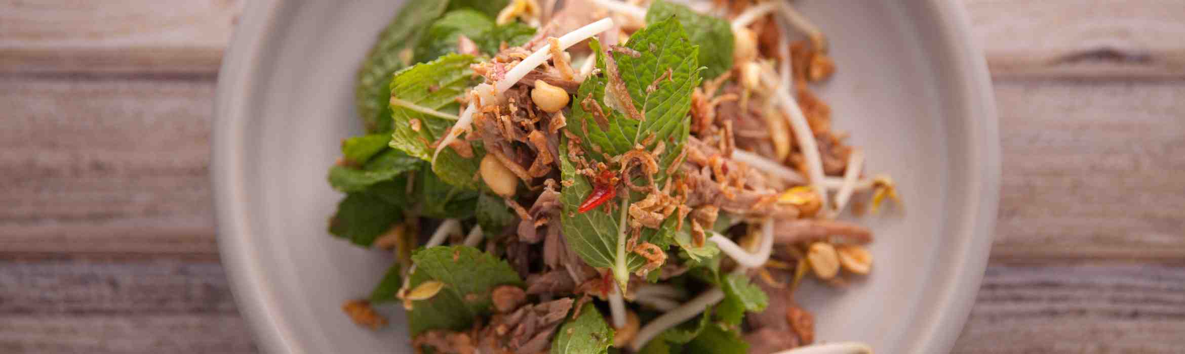 Slow Cooked Spiced Duck Salad Recipe