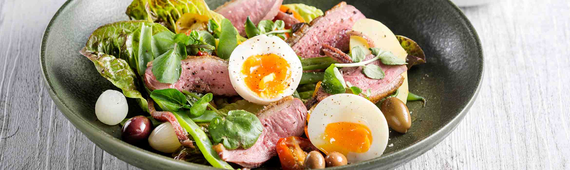 Duck Nicoise salad Recipe