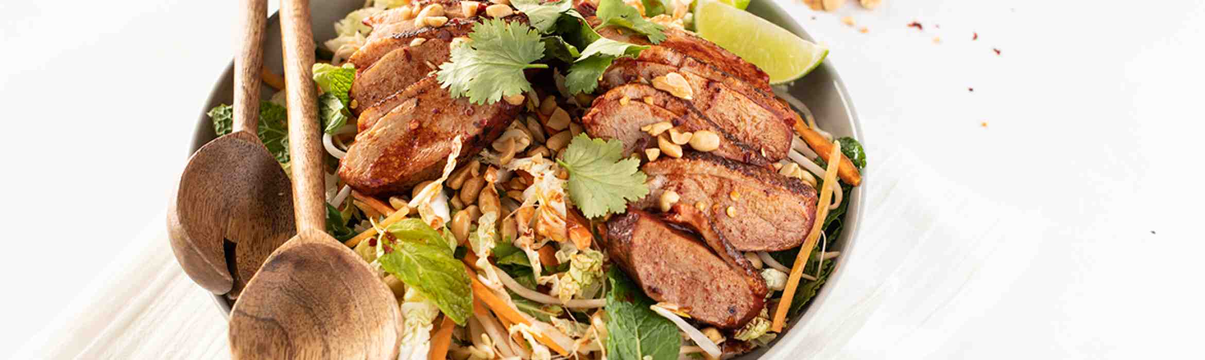 Asian Chop Salad with Peking Duck Breast Recipe