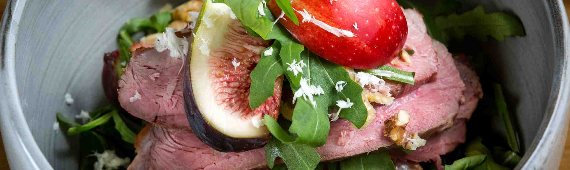 Duck Breast Salad with Fig, Apple and Watercress Recipe