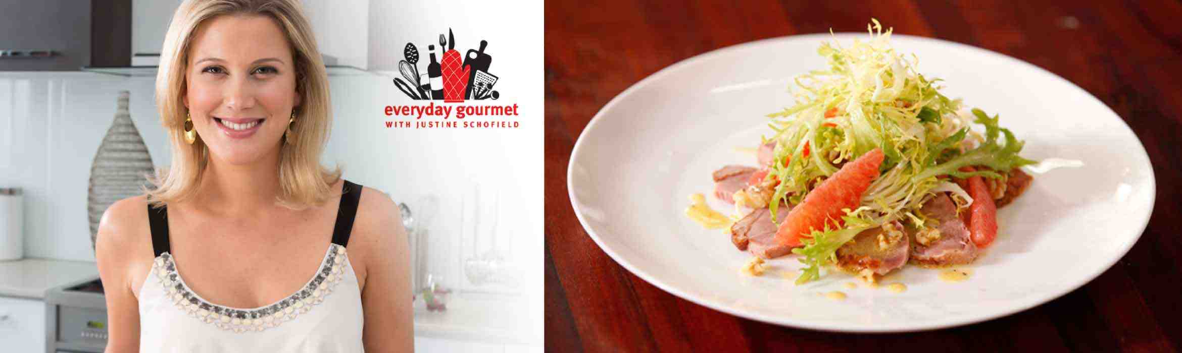 Smoked Duck, Frisee and Ruby Grapefruit Recipe