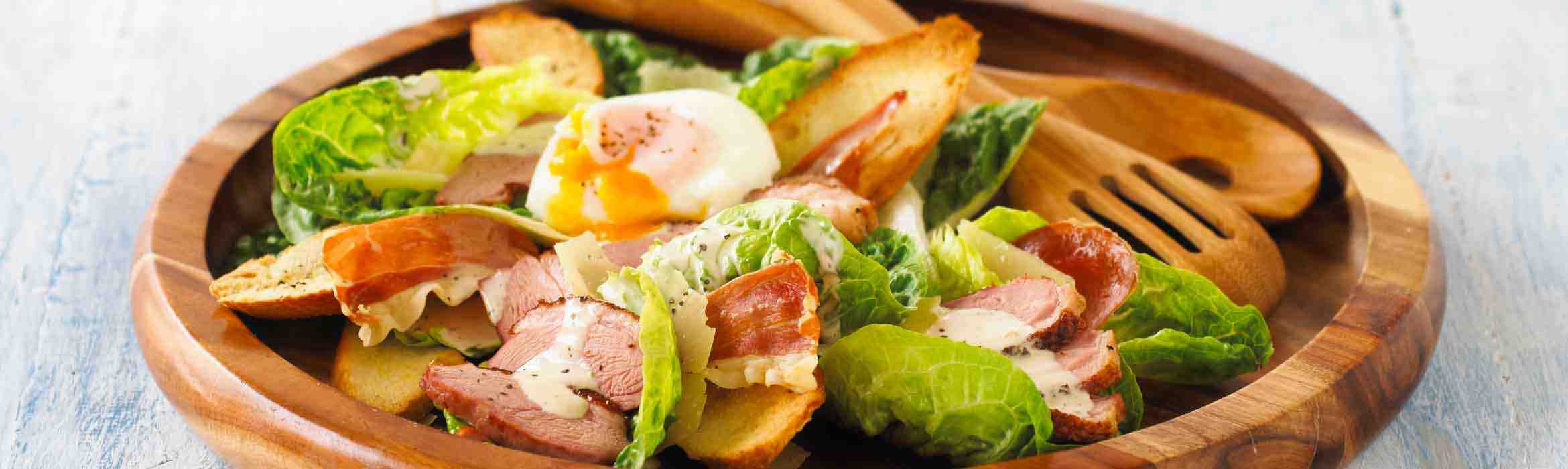 Smoked Duck Caesar Salad Recipe