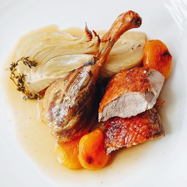 Crispy Roast Duck with Braised Fennel and Orange Recipe