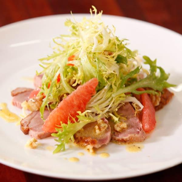 Smoked Duck, Frisee and Ruby Grapefruit Recipe