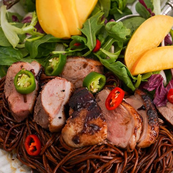 Duck Breast With Soba Noodles Recipe