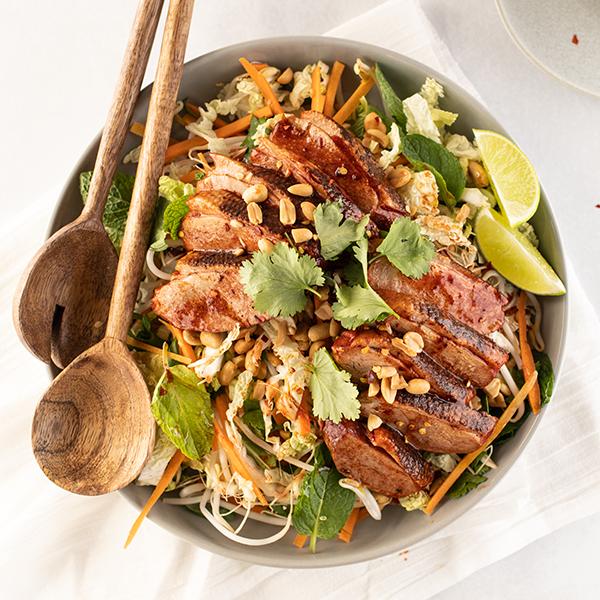 Asian Chop Salad with Peking Duck Breast Recipe