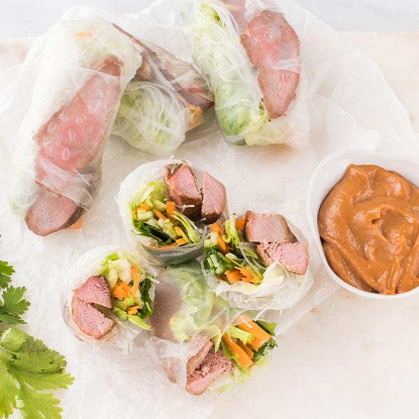 Vietnamese Duck Rice Paper Rolls Recipe