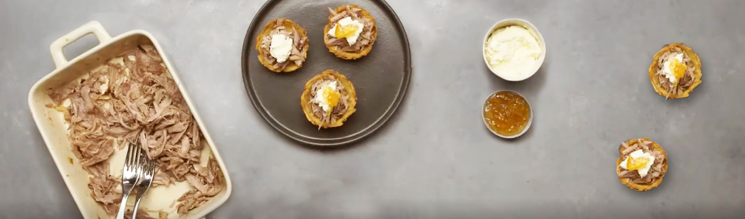 Potato Rosti Basket with Confit Duck Leg Recipe | Luv-a-Duck – Australia’s Favourite Duck