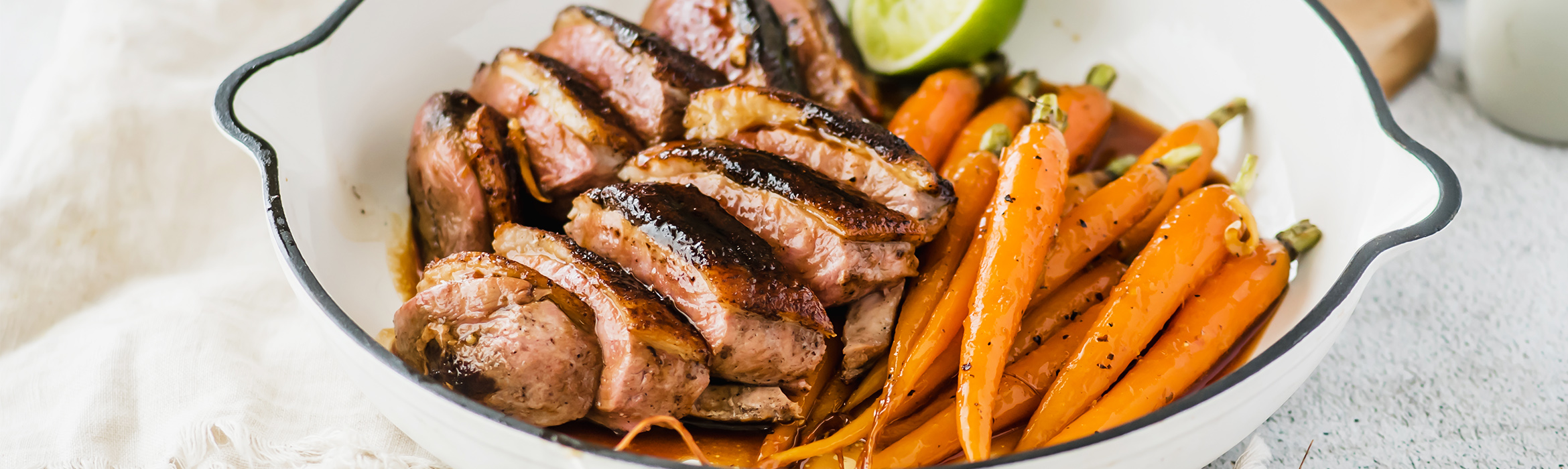 Crispy Skin Duck with Glazed Carrots Recipe | Luv-a-Duck – Australia’s Favourite Duck