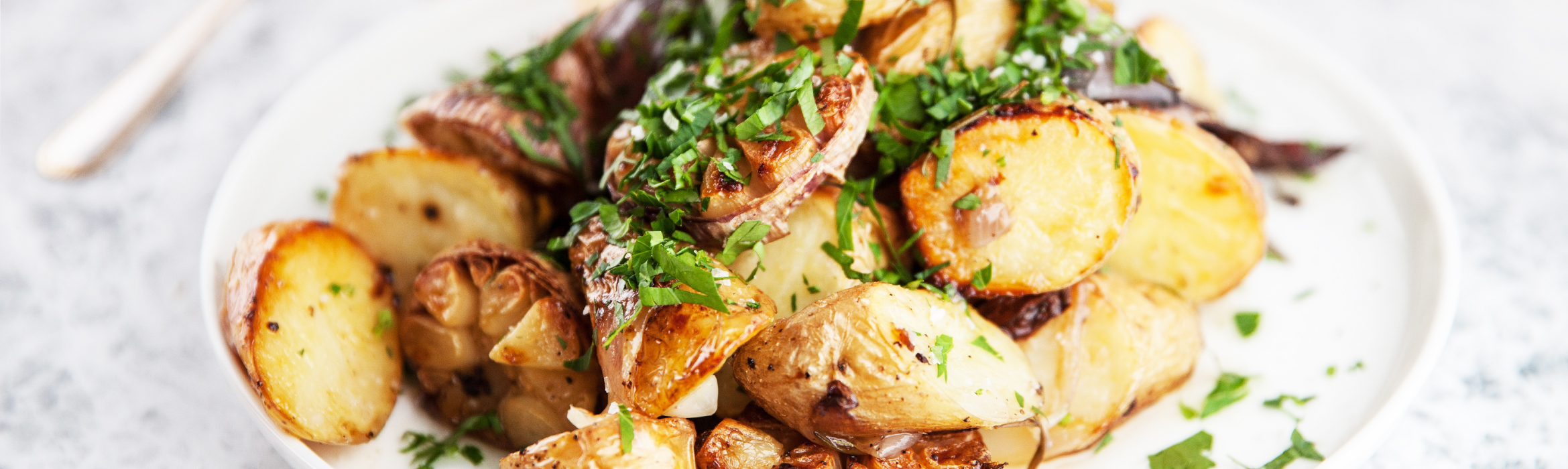 Duck Fat Potatoes with Rosemary & Onion Recipe | Luv-a-Duck – Australia’s Favourite Duck