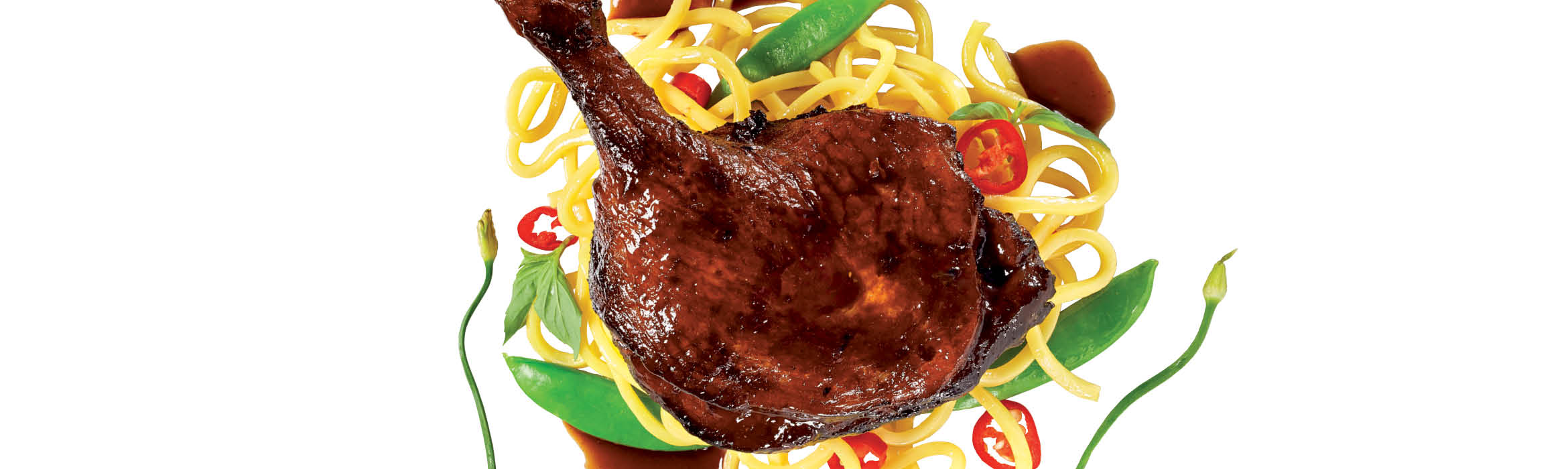 Honey Soy Legs with Noodle Stir-fry Recipe | Luv-a-Duck – Australia’s Favourite Duck
