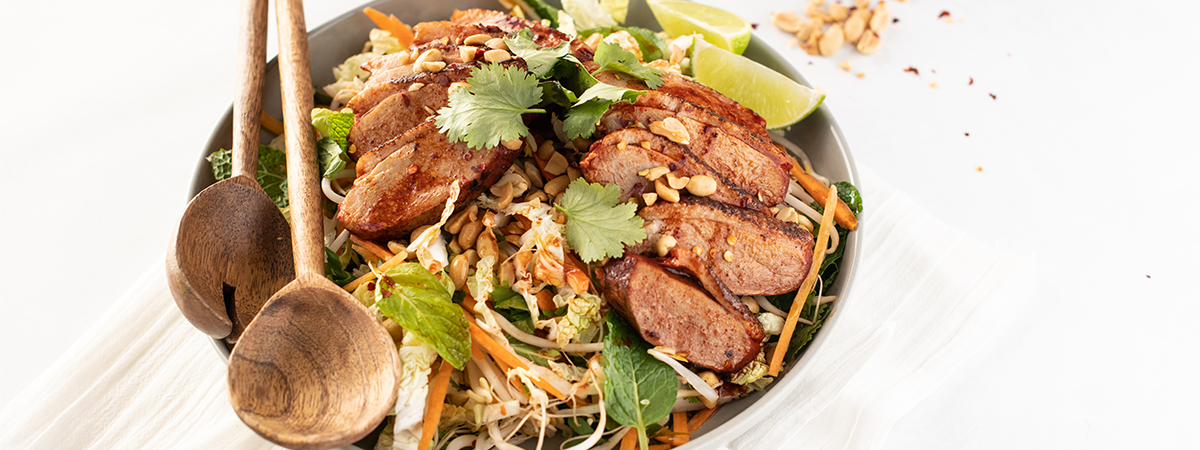 Asian Chop Salad with Peking Duck Breast Recipe | Luv-a-Duck – Australia’s Favourite Duck