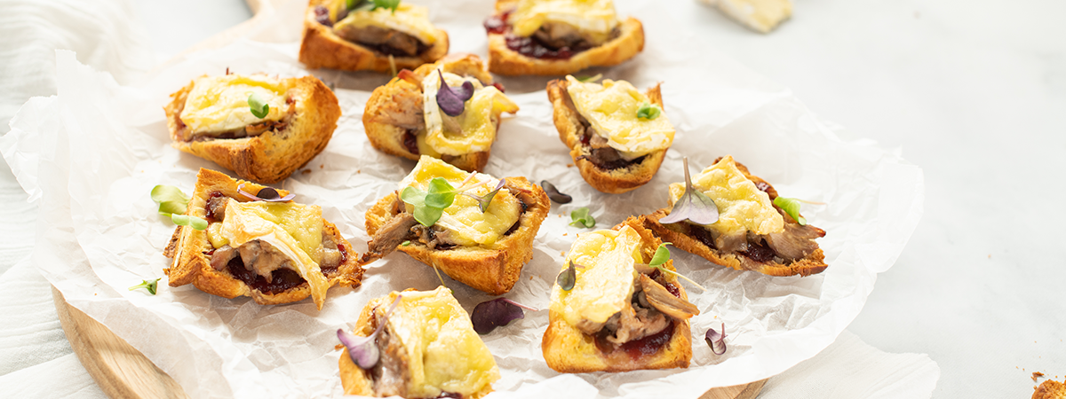 Cranberry, Duck and Brie Mini Croissants Recipe | Luv-a-Duck – Australia’s Favourite Duck