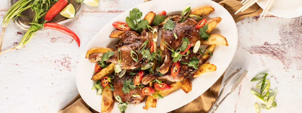 Chinese Style Braised Duck Legs with Crispy Potatoes Recipe | Luv-a-Duck – Australia’s Favourite Duc