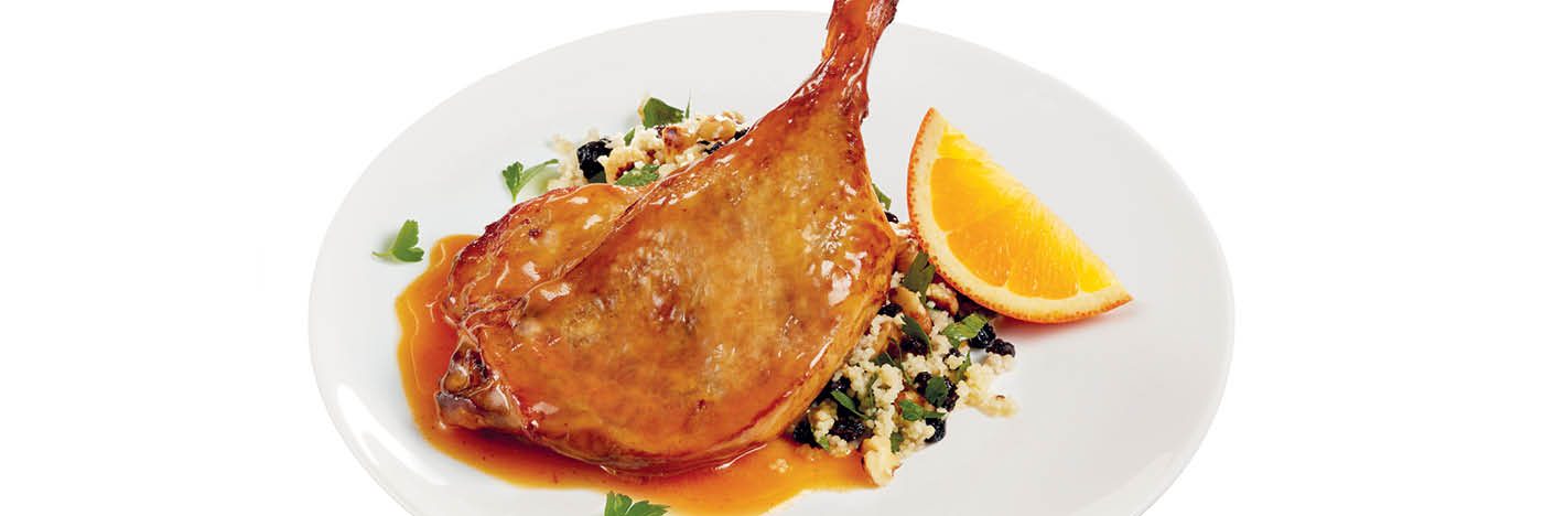 A L’Orange Duck Legs with Currant and Walnut Salad Recipe | Luv-a-Duck – Australia’s Favourite Duck