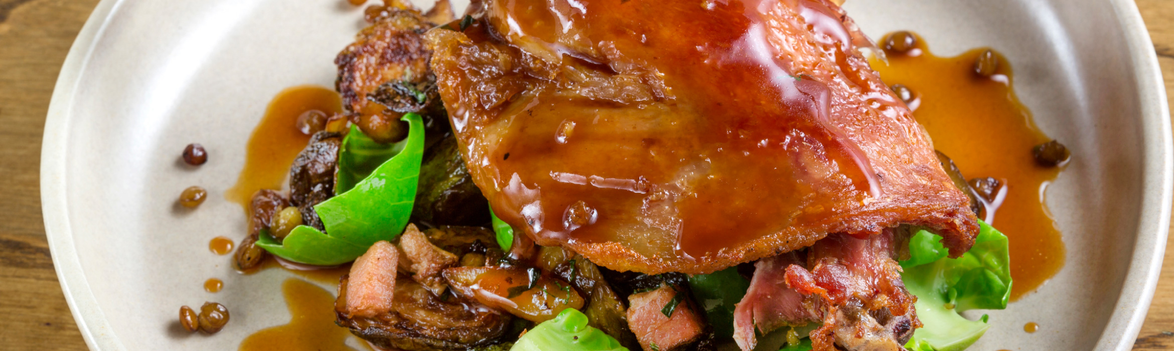 Confit Duck with Lentils and Brussel Sprouts Recipe | Luv-a-Duck – Australia’s Favourite Duck