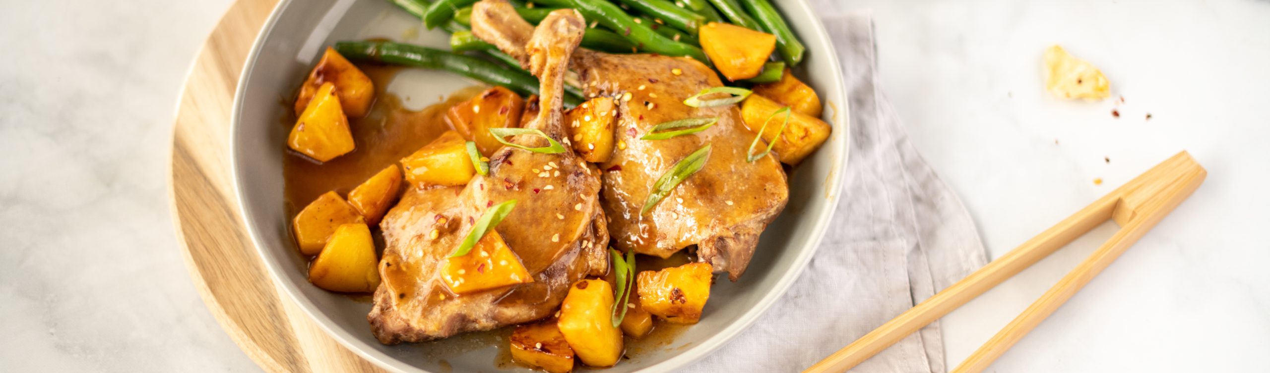 Slow Cooker Sweet and Spicy Duck with Sticky Pineapple Sauce Recipe | Luv-a-Duck – Australia’s Favou