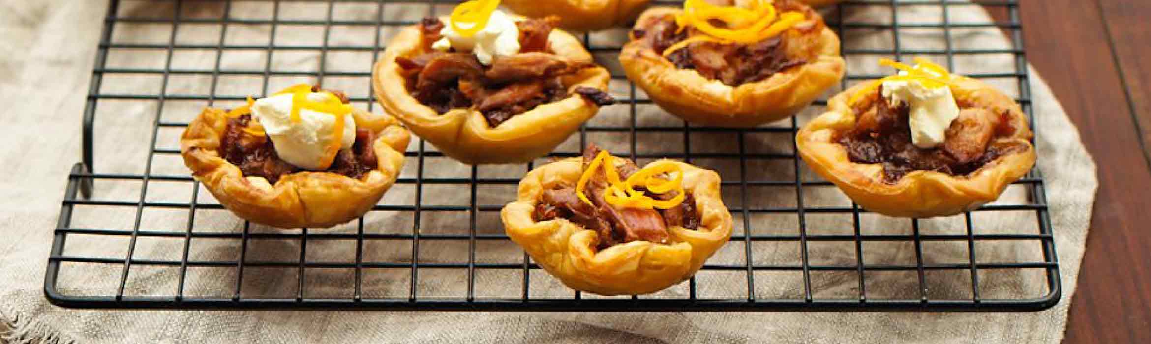 Confit Duck & Caramelised Onion Tartlets Recipe | Luv-a-Duck – Australia’s Favourite Duck