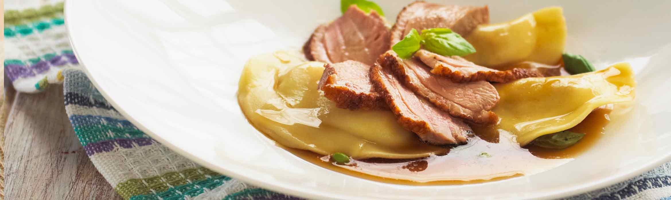 Duck Breast with Ravioli in Duck Broth Recipe | Luv-a-Duck – Australia’s Favourite Duck
