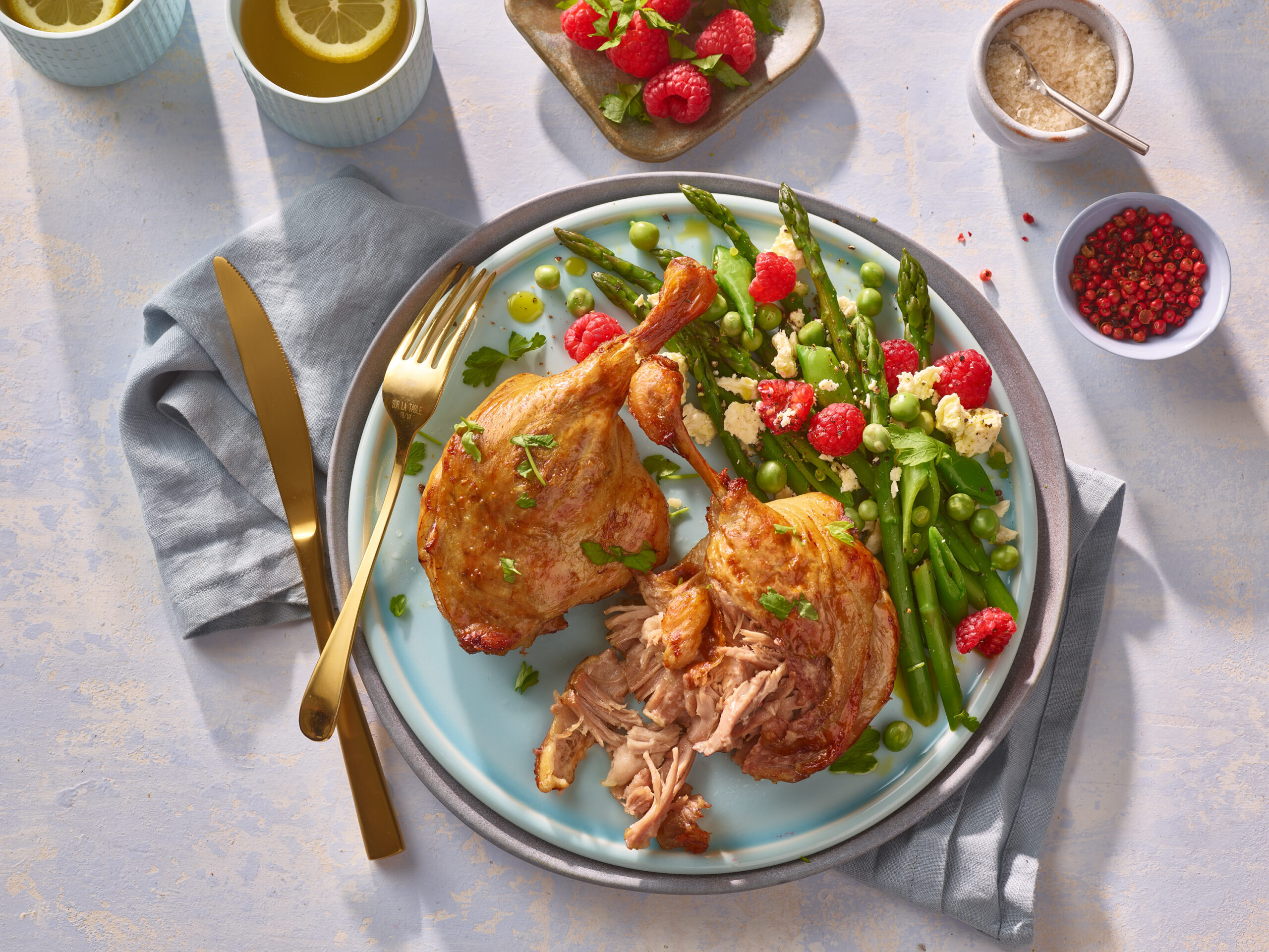 Confit Duck Legs with Green Garden Salad Recipe | Luv-a-Duck – Australia’s Favourite Duck