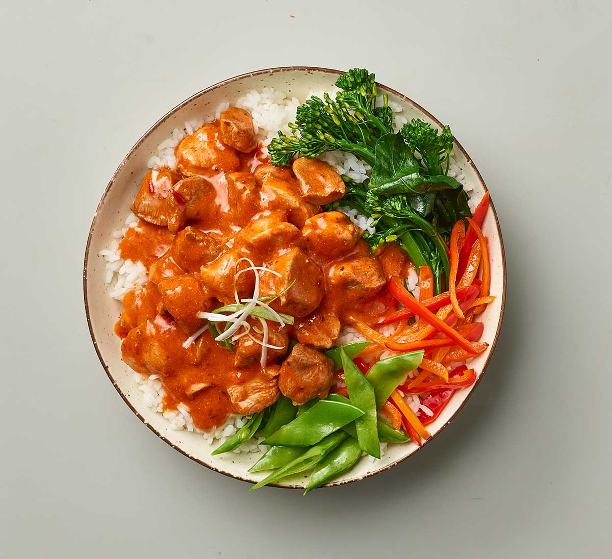 Thai Red Curry and Coconut Rice