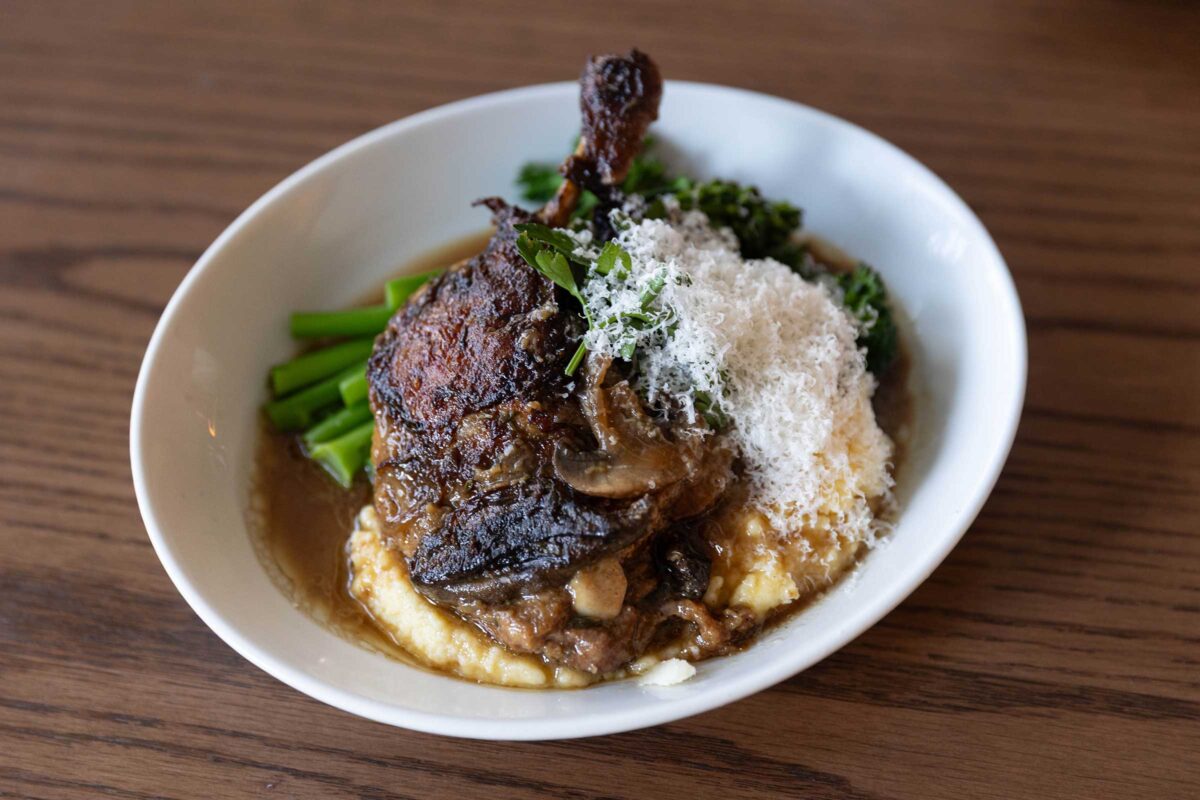 Duck Ragu with porchini mushrooms
